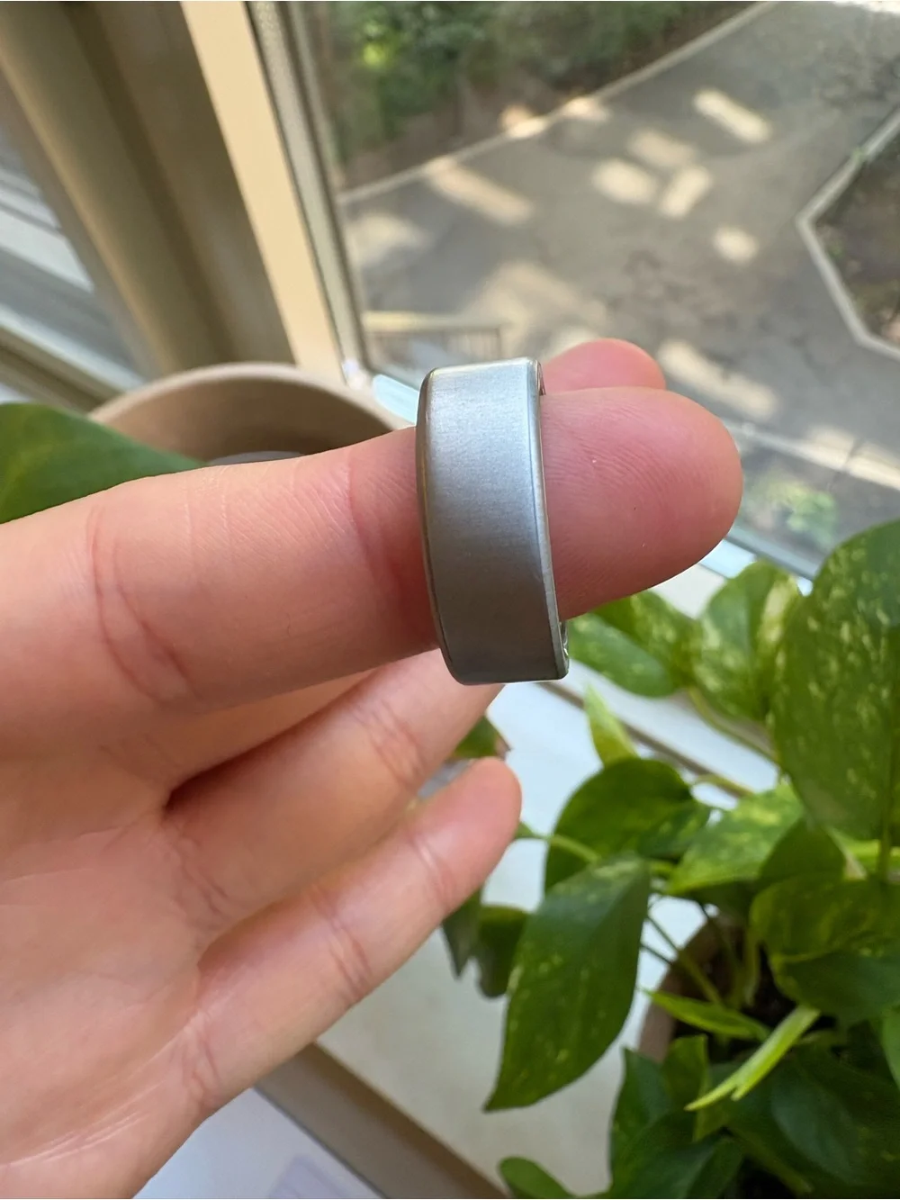 Oura Ring 4 Brushed Silver size 7